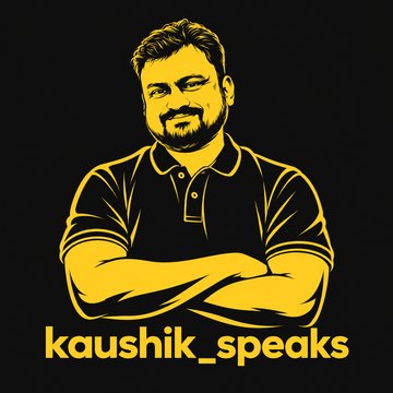 kaushik_speaks logo